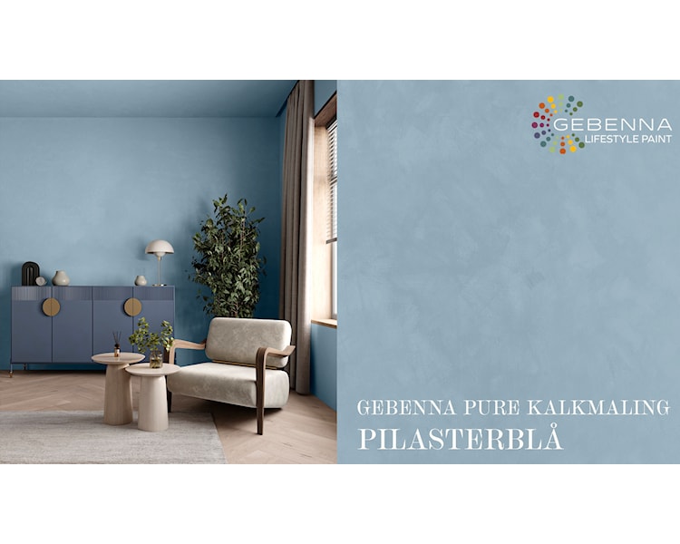 PILASTERBLÅ KALKMALING